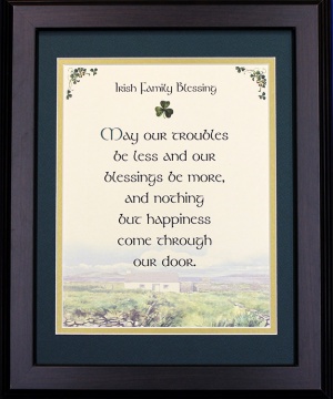 Irish Family Blessing - 16x20