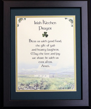 Irish Kitchen Prayer - 16x20 Blessing