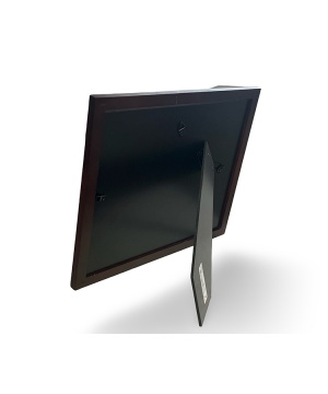 8x10 First Name Meaning Gold Corner (Walnut Frame) - Back