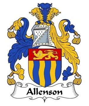 British/A/Allenson-Crest-Coat-of-Arms