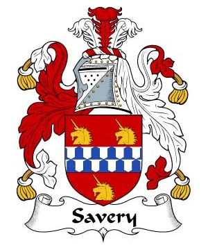 British/S/Savery-Crest-Coat-of-Arms