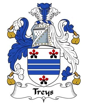British/T/Treys-Crest-Coat-of-Arms