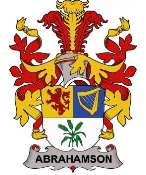 Denmark/A/Abrahamson-Crest-Coat-of-Arms
