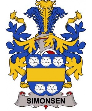 Denmark/S/Simonsen-(Cederfeld-Simonsen)-Crest-Coat-of-Arms