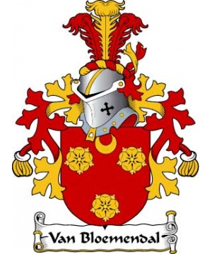 Dutch/V/Van-Bloemendal-Crest-Coat-of-Arms
