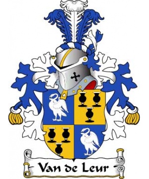 Dutch/V/Van-de-Leur-Crest-Coat-of-Arms