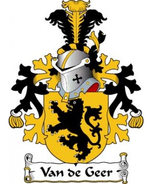 Dutch/V/Van-der-Geer-Crest-Coat-of-Arms