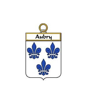 French/A/Aubry-Crest-Coat-of-Arms