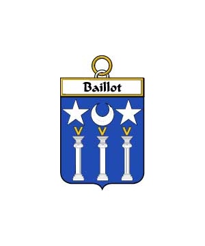 French/B/Baillot-Crest-Coat-of-Arms
