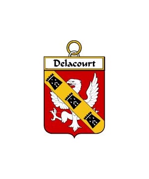 French/D/Delacourt-(Court-de-la)-Crest-Coat-of-Arms