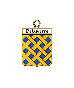 French/D/Delapierre-(Pierre-de-la)-Crest-Coat-of-Arms