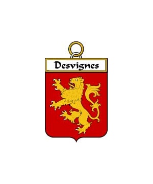 French/D/Desvignes-(Vignes-des)-Crest-Coat-of-Arms
