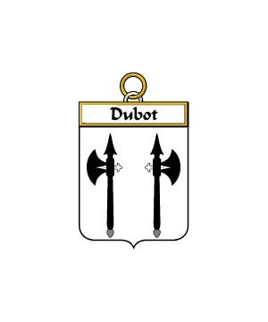 French/D/Dubot-(Bot-du)-Crest-Coat-of-Arms