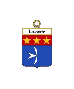French/L/Lacoste-(Coste-de-la)-Crest-Coat-of-Arms