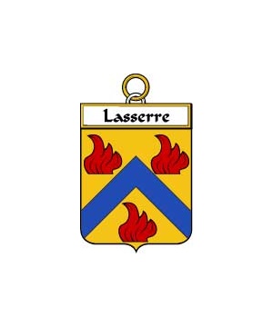 French/L/Lasserre-Crest-Coat-of-Arms