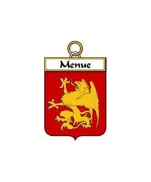 French/M/Menue-(de-la)-Crest-Coat-of-Arms