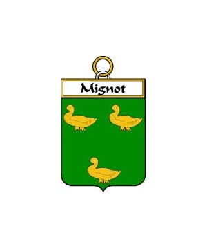 French/M/Mignot-Crest-Coat-of-Arms