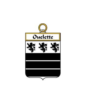 French/O/Ouelette-(or-Willet)-Crest-Coat-of-Arms