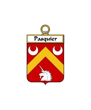French/P/Pasquier-Crest-Coat-of-Arms