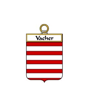 French/V/Vacher-Crest-Coat-of-Arms