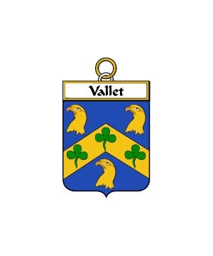 French/V/Vallet-Crest-Coat-of-Arms