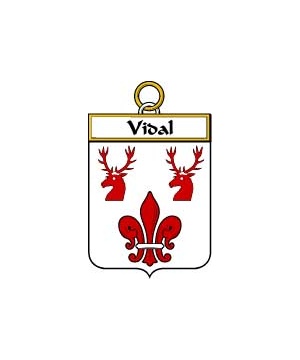 French/V/Vidal-Crest-Coat-of-Arms