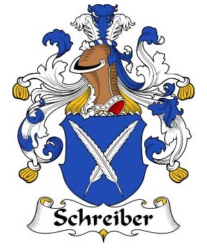 German/S/Schreiber-Crest-Coat-of-Arms