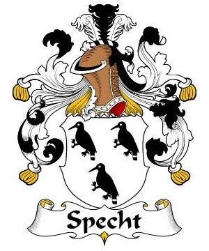 German/S/Specht-Crest-Coat-of-Arms