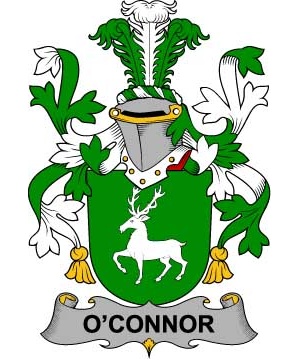 Irish/C/Connor-or-O'Connor-(Corcomroe)-Crest-Coat-of-Arms