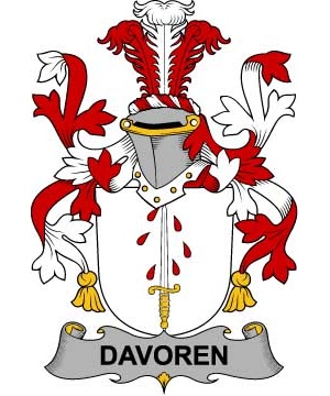 Irish/D/Davoren-or-O'Davoren-Crest-Coat-of-Arms