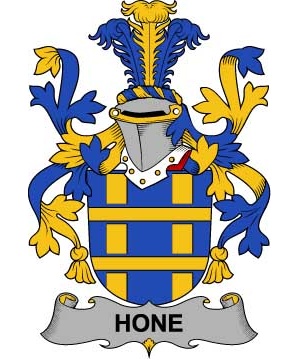 Irish/H/Hone-or-O'Hone-Crest-Coat-of-Arms