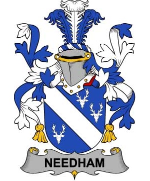 Irish/N/Needham-or-O'Nee-Crest-Coat-of-Arms