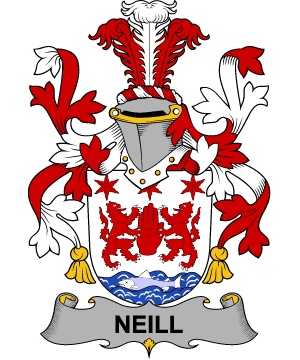 Irish/N/Neill-or-O'Neill-Crest-Coat-of-Arms