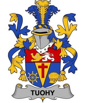 Irish/T/Tuohy-or-O'Toohey-Crest-Coat-of-Arms
