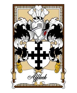 Scottish-Bookplates/A/Affleck-Crest-Coat-of-Arms