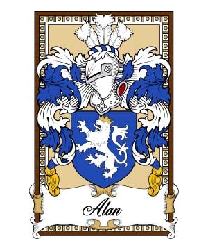 Scottish-Bookplates/A/Alan-Crest-Coat-of-Arms