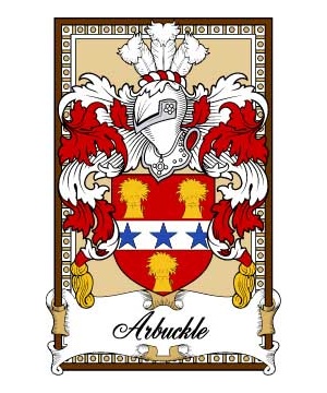 Scottish-Bookplates/A/Arbuckle-Crest-Coat-of-Arms