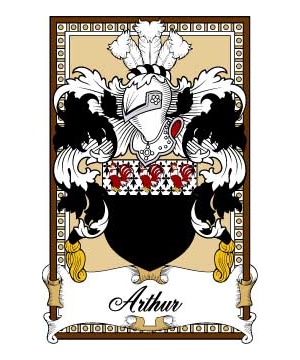 Scottish-Bookplates/A/Arthur-Crest-Coat-of-Arms