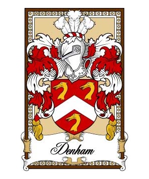 Scottish-Bookplates/D/Denham-Crest-Coat-of-Arms