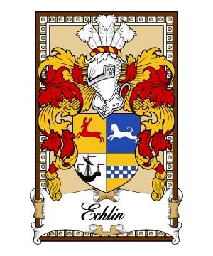 Scottish-Bookplates/E/Echlin-Crest-Coat-of-Arms