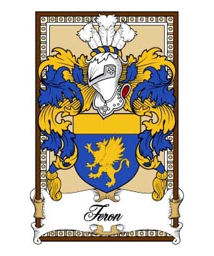 Scottish-Bookplates/F/Feron-or-Ferron-Crest-Coat-of-Arms