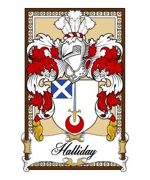 Scottish-Bookplates/H/Halliday-Crest-Coat-of-Arms