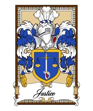 Scottish-Bookplates/J/Justice-Crest-Coat-of-Arms