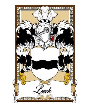 Scottish-Bookplates/L/Leech-Crest-Coat-of-Arms