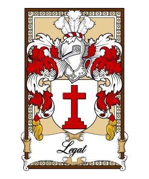 Scottish-Bookplates/L/Legat-Crest-Coat-of-Arms
