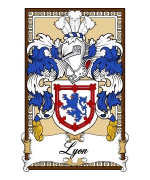 Scottish-Bookplates/L/Lyle-or-Lyon-Crest-Coat-of-Arms