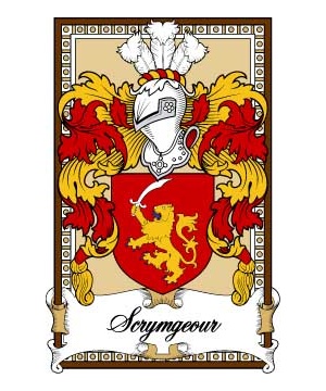 Scottish-Bookplates/S/Scrymgeour-Crest-Coat-of-Arms