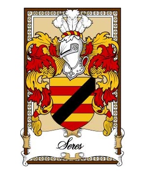 Scottish-Bookplates/S/Seres-(Lord-of-Dundee)-Crest-Coat-of-Arms