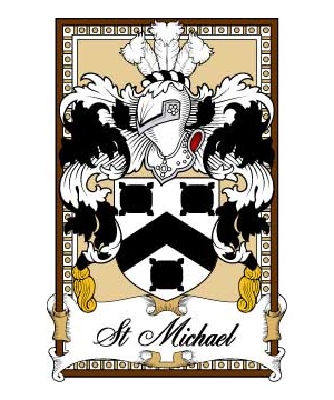 Scottish-Bookplates/S/St.-Michael-Crest-Coat-of-Arms