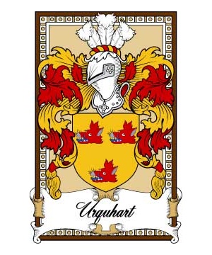Scottish-Bookplates/U/Urquhart-Crest-Coat-of-Arms